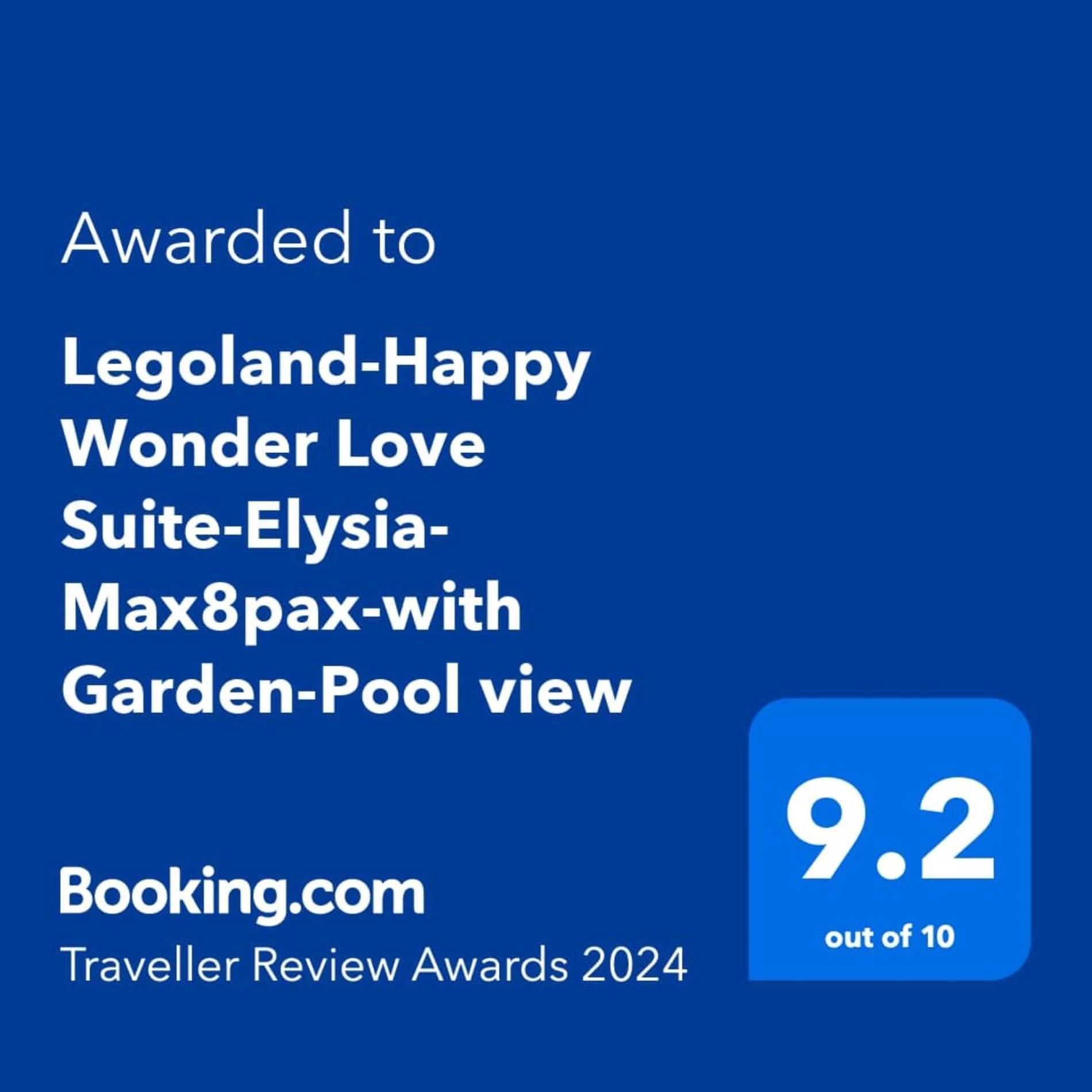 Legoland-Happy Wonder Love Suite-Elysia- Max8Pax-With Garden-Pool View Nusajaya  Buitenkant foto